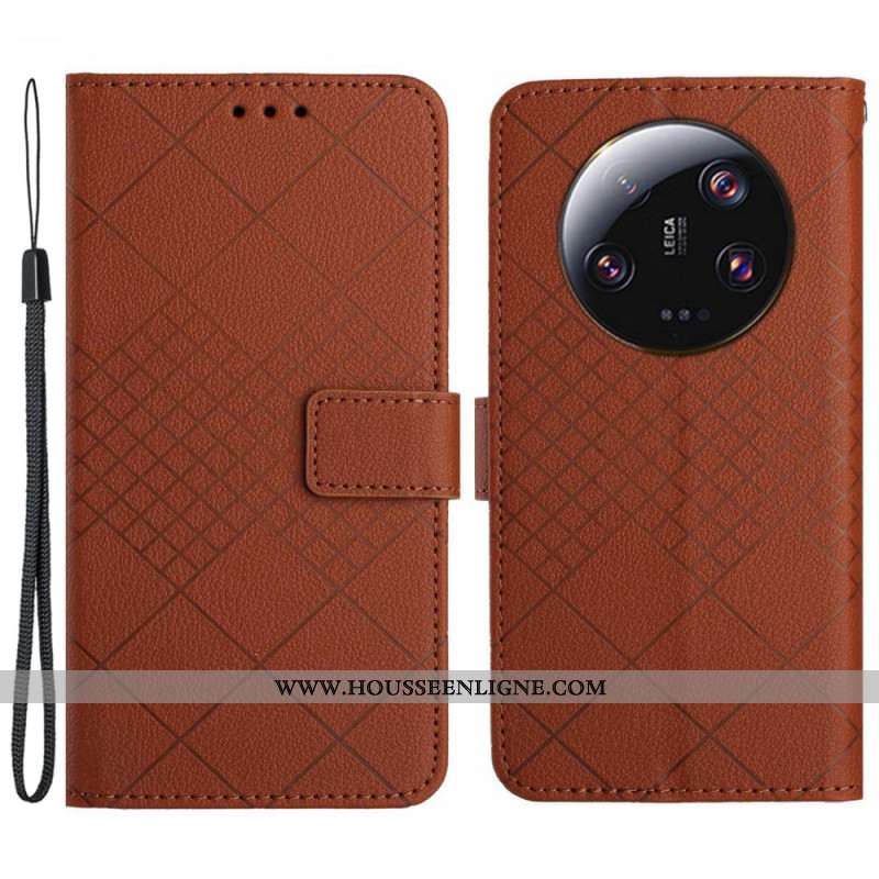 Housse Xiaomi 14 Ultra Motif à Lanière