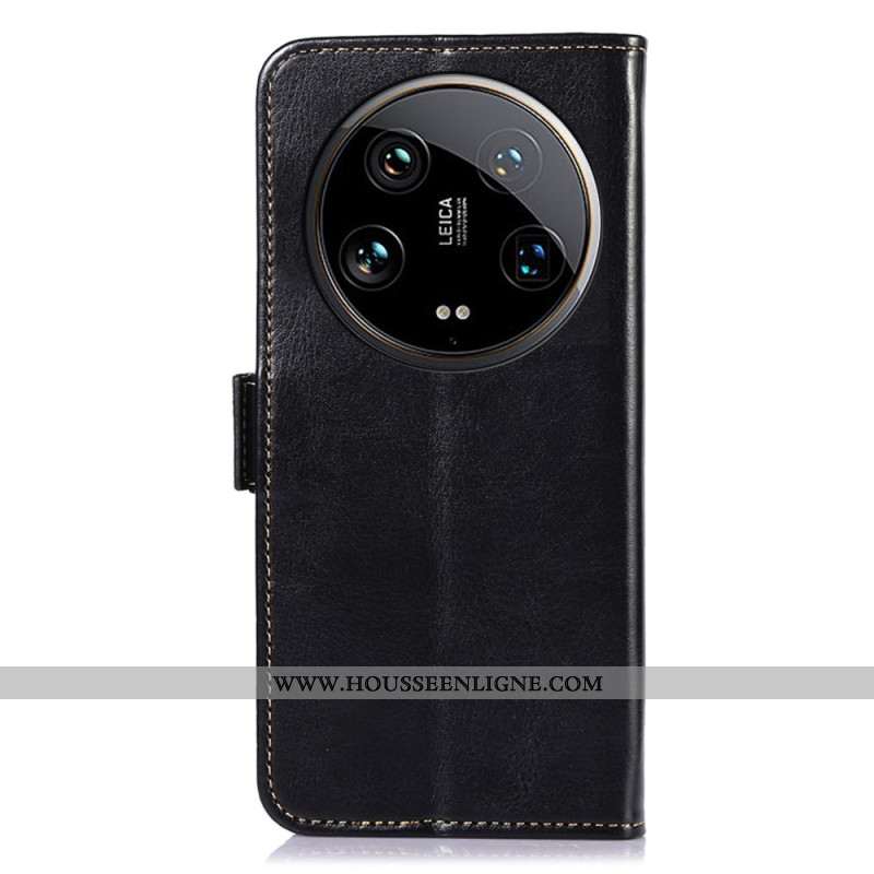 Housse Xiaomi 14 Ultra Simili Cuir ABEEL