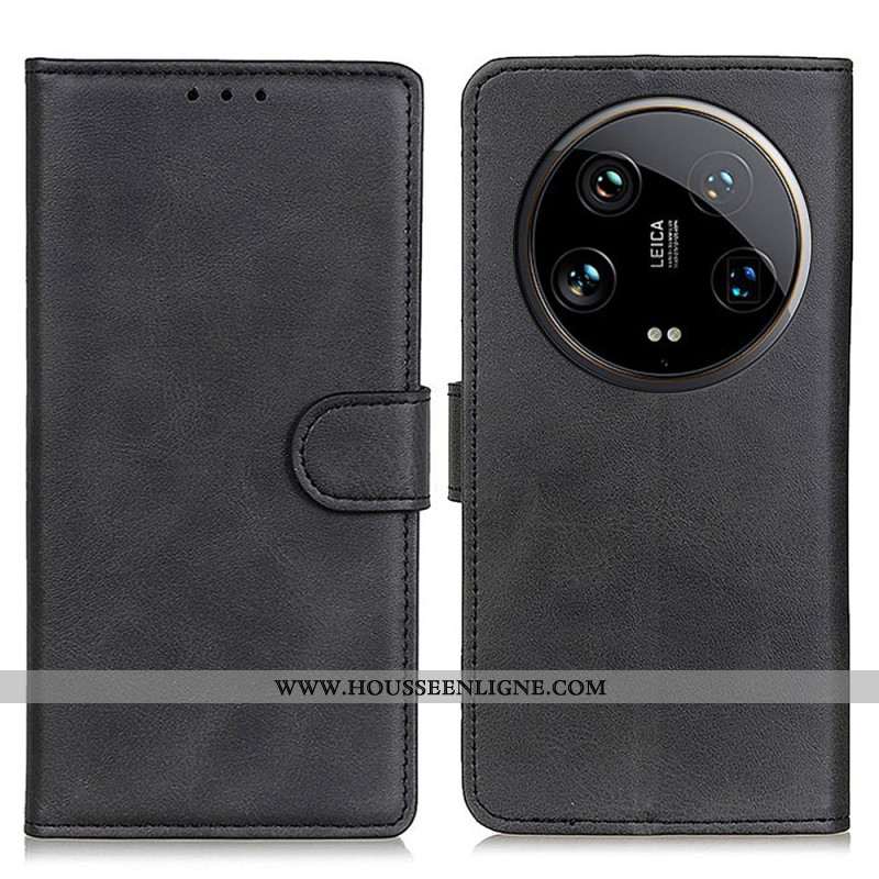 Housse Xiaomi 14 Ultra Simili Cuir Mat