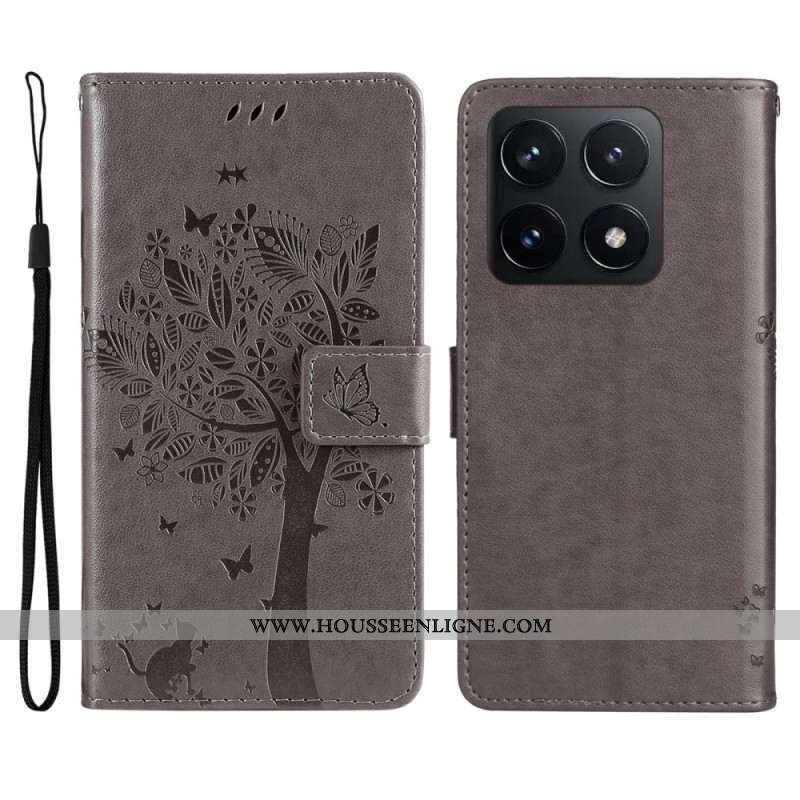 Housse Xiaomi 14T Chat et Arbre