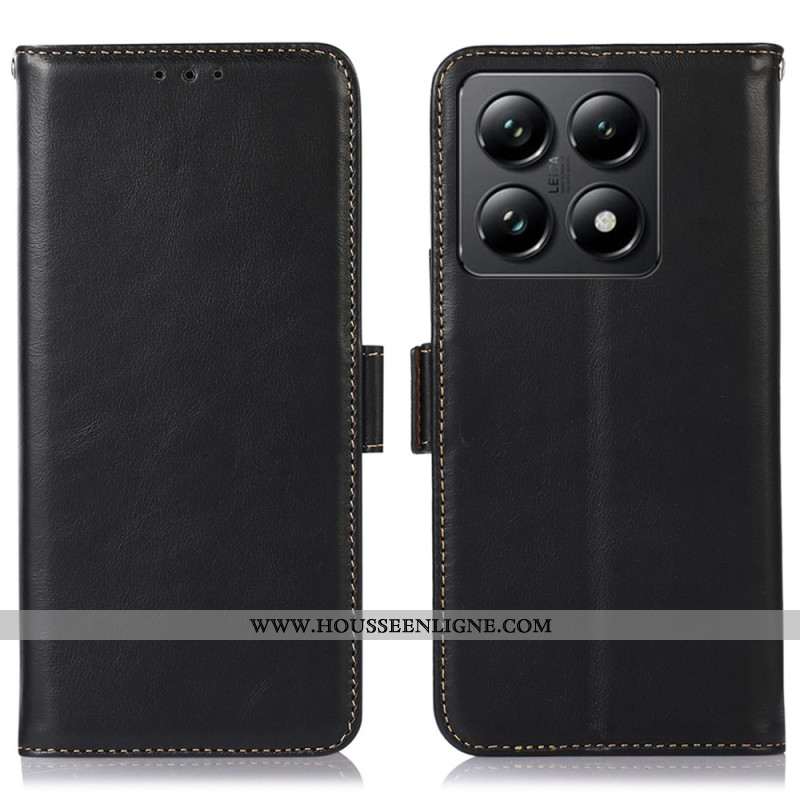 Housse Xiaomi 14T Cuir avec Protection RFID