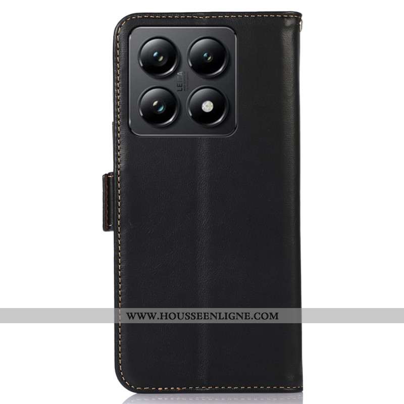 Housse Xiaomi 14T Cuir avec Protection RFID