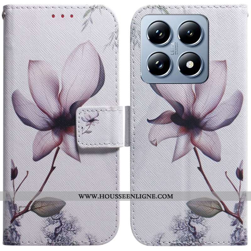 Housse Xiaomi 14T Fleur Rose