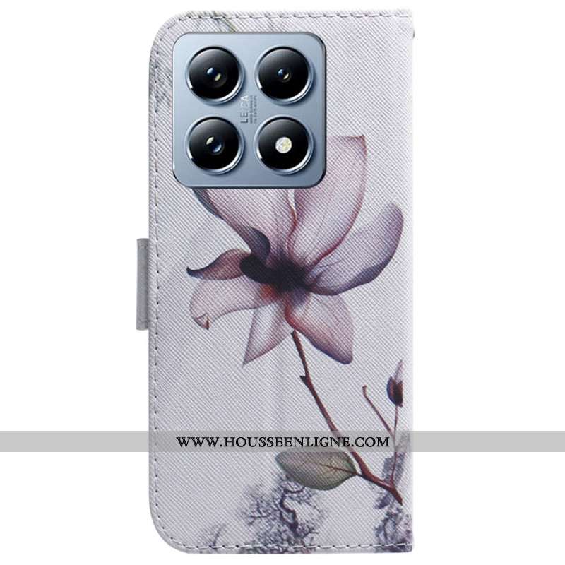 Housse Xiaomi 14T Fleur Rose