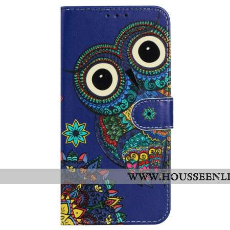 Housse Xiaomi 14T Hibou à Lanière