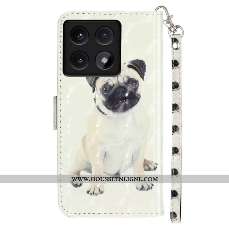 Housse Xiaomi 14T Motif Chien à Lanière