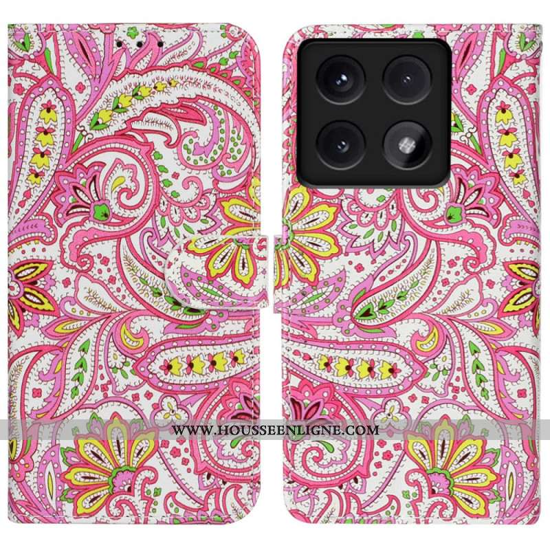 Housse Xiaomi 14T Motif Floral Premium