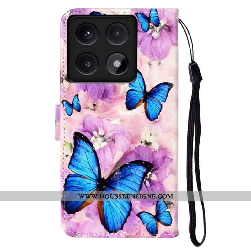 Housse Xiaomi 14T Motif Floral Premium