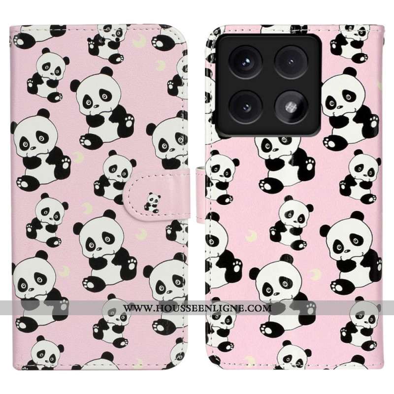 Housse Xiaomi 14T Pandas Premium