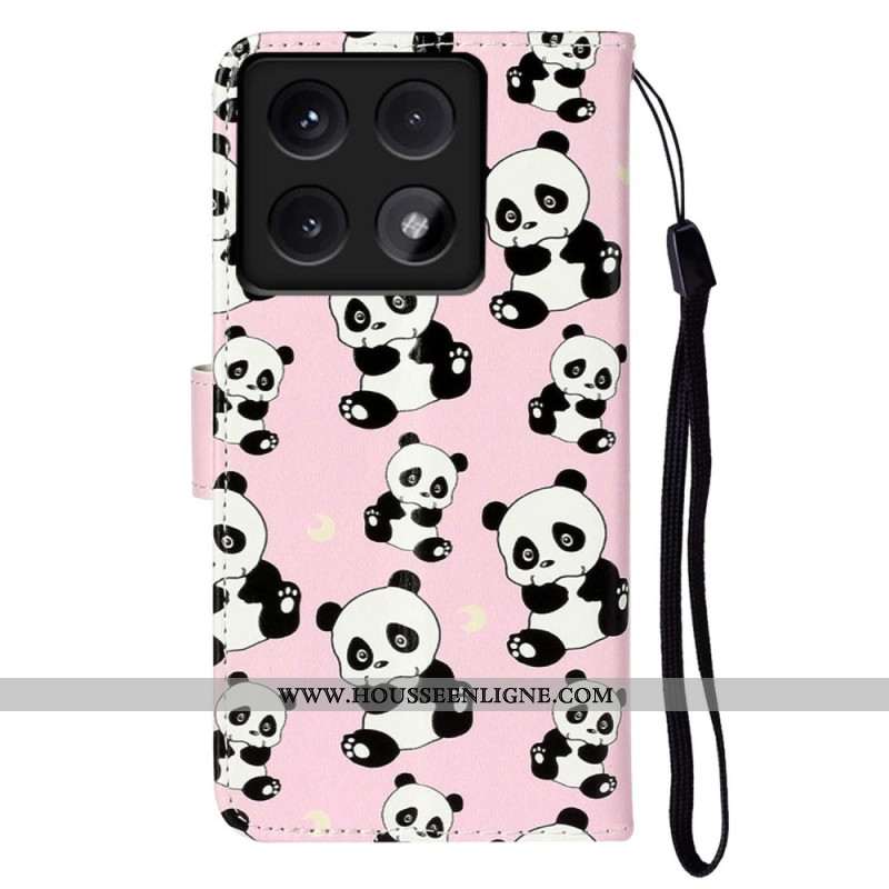 Housse Xiaomi 14T Pandas Premium