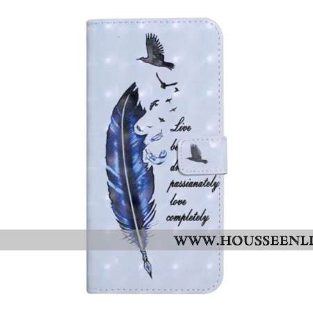 Housse Xiaomi 14T Plume bleue