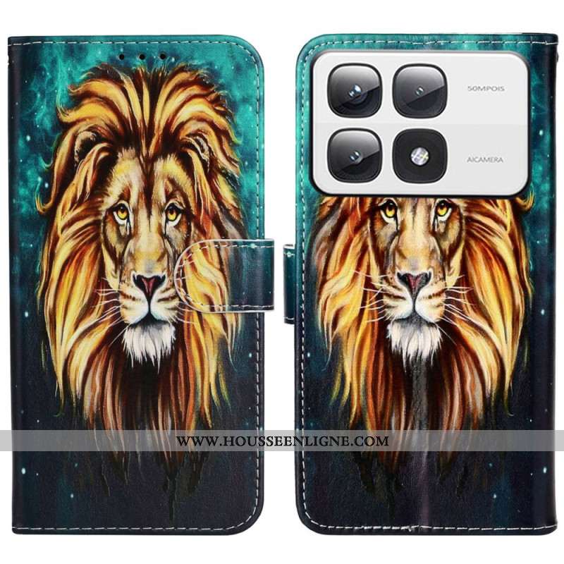 Housse Xiaomi 14T Pro Lion Premium