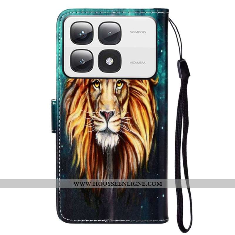 Housse Xiaomi 14T Pro Lion Premium