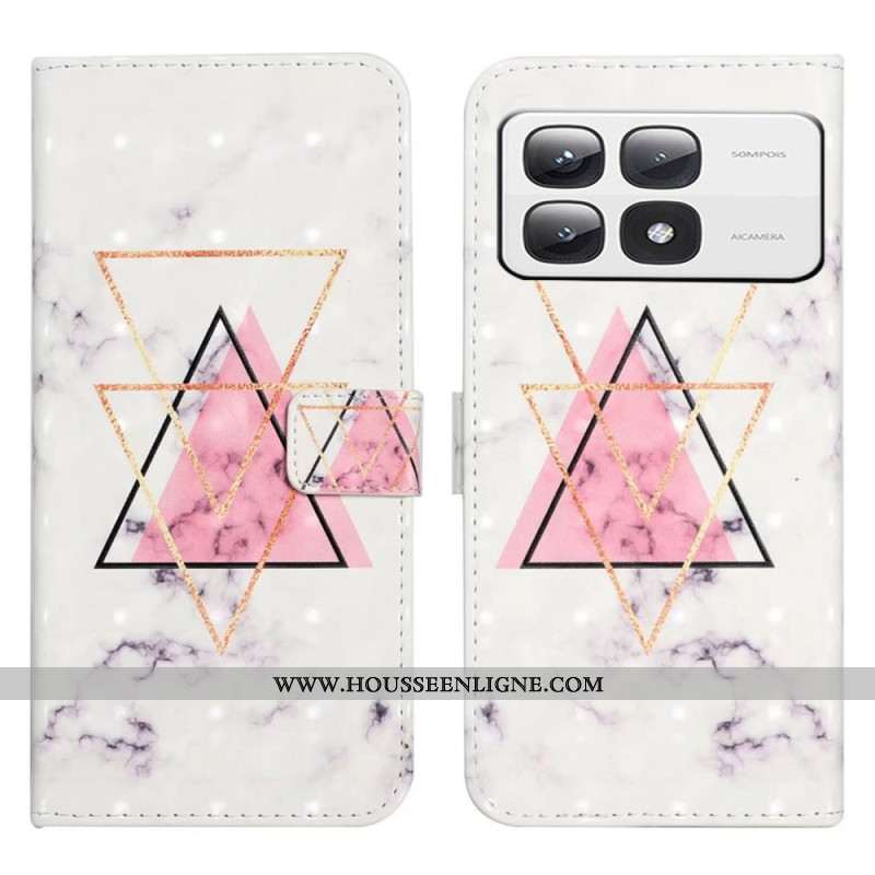 Housse Xiaomi 14T Pro Marbre Triangles