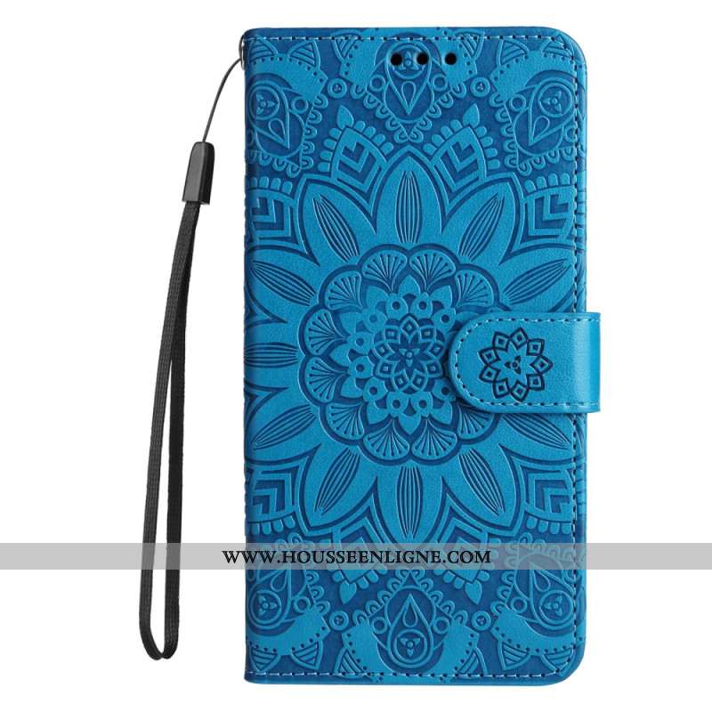 Housse Xiaomi 14T Pro Motif Mandala à Lanière