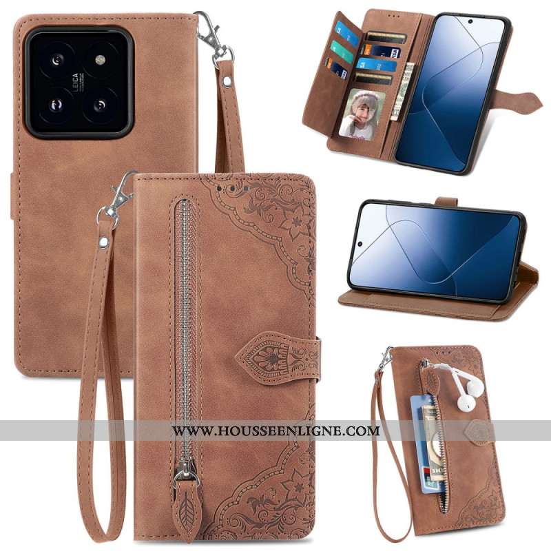 Housse Xiaomi 14T Pro Pochette Frontale Dentelle