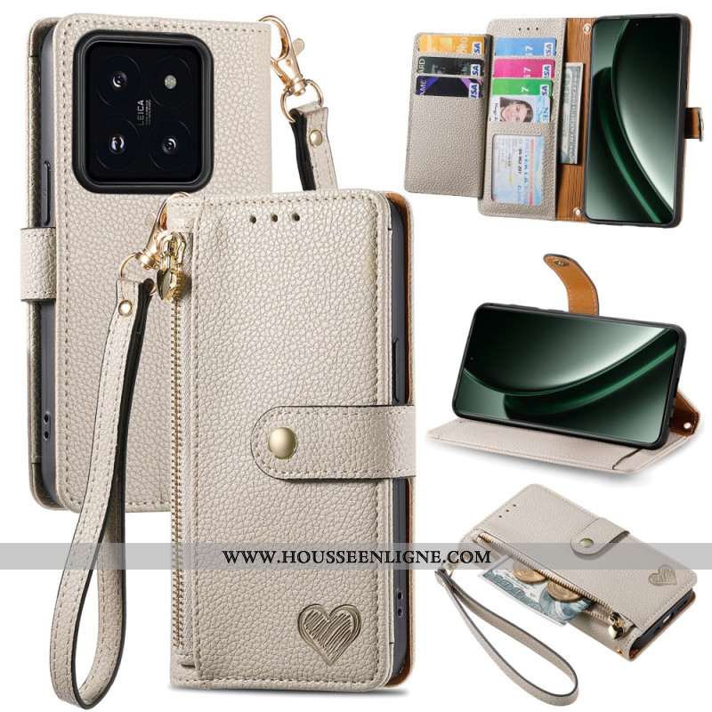 Housse Xiaomi 14T Pro Protection RFID Design Coeur