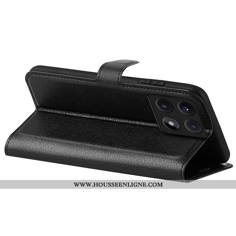 Housse Xiaomi 14T Pro Simili Cuir Litchi