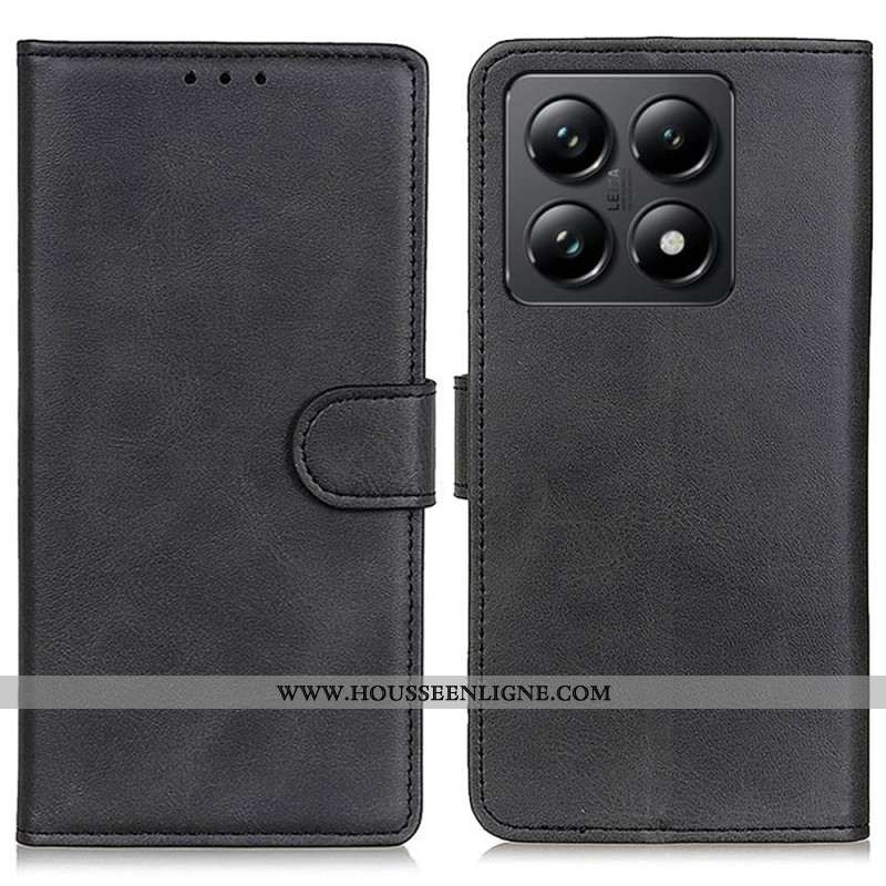 Housse Xiaomi 14T Pro Simili Cuir Mat