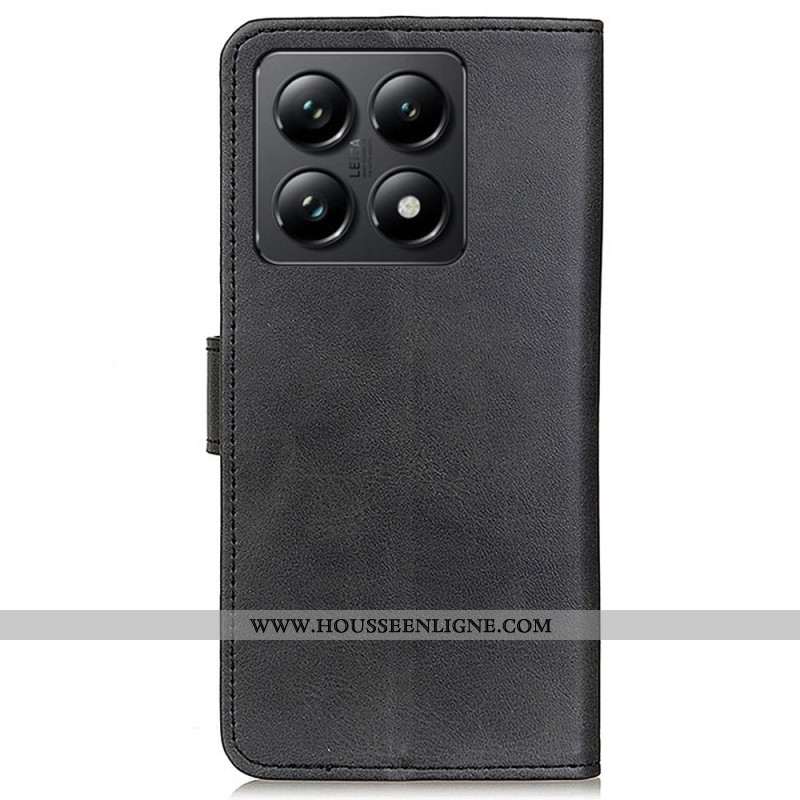 Housse Xiaomi 14T Pro Simili Cuir Mat