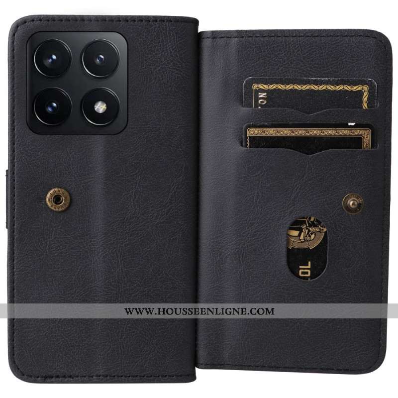 Housse Xiaomi 14T Pro Style Cuir