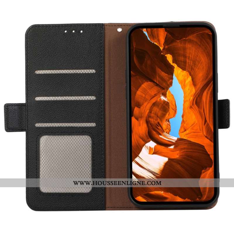 Housse Xiaomi 14T Pro Texture Cuir et Protection RFID ABEEL