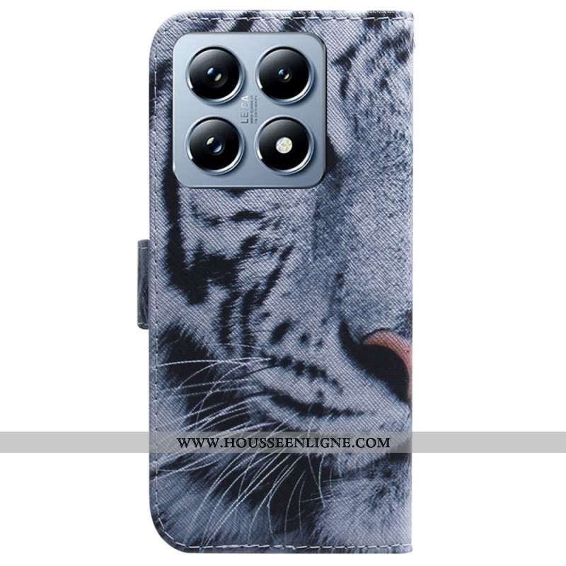 Housse Xiaomi 14T Pro Tigre Blanc