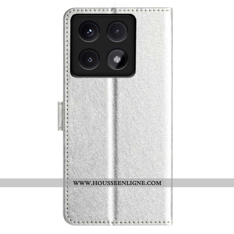 Housse Xiaomi 14T Texture Soie à Lanière