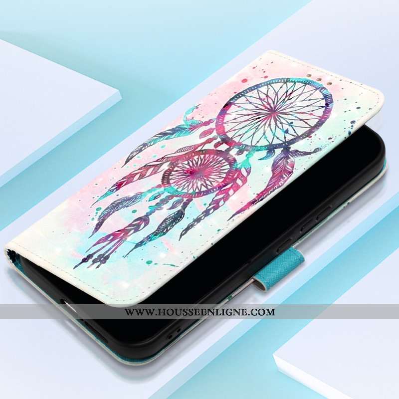 Housse Xiaomi Redmi Note 13 4G Attrape Rêves Aquarelle