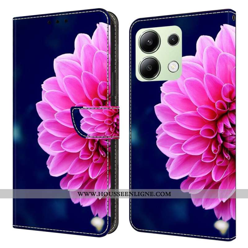 Housse Xiaomi Redmi Note 13 4G Fleur Rose