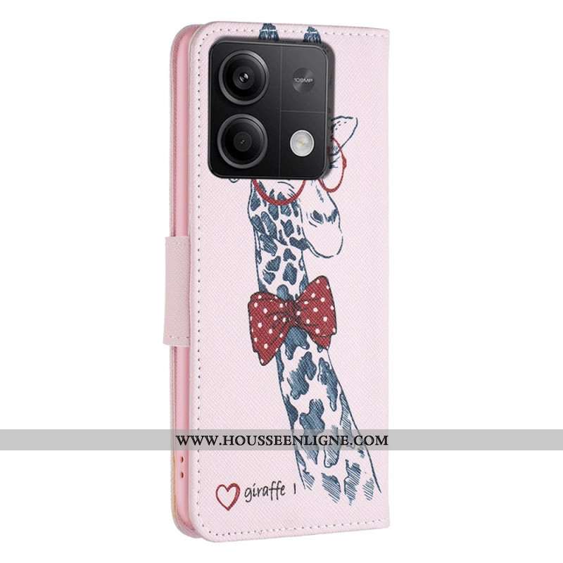 Housse Xiaomi Redmi Note 13 4G Girafe Intello