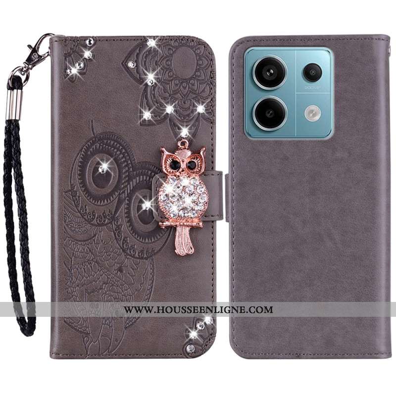 Housse Xiaomi Redmi Note 13 4G Hibou Breloque