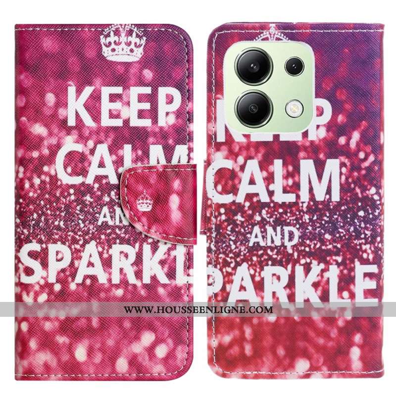 Housse Xiaomi Redmi Note 13 4G Keep calm and Sparkle