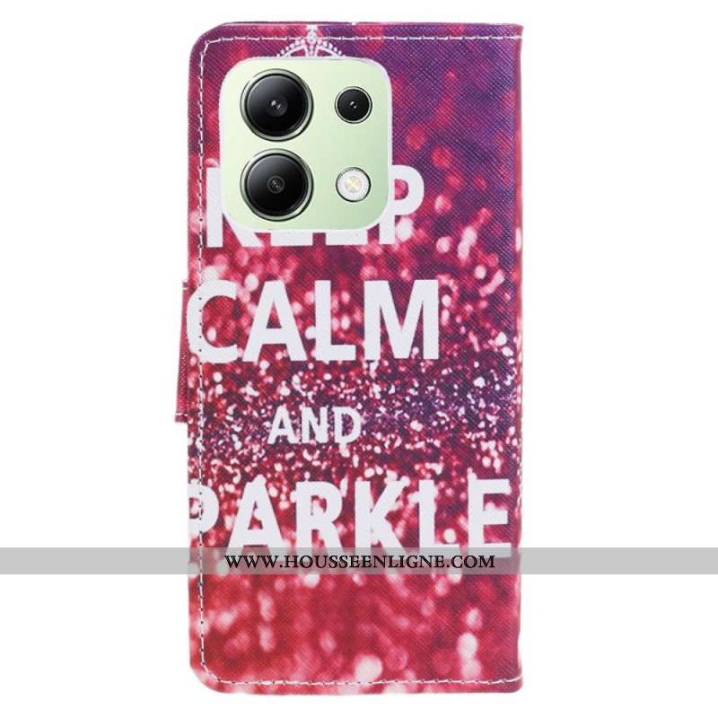 Housse Xiaomi Redmi Note 13 4G Keep calm and Sparkle