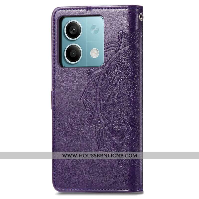 Housse Xiaomi Redmi Note 13 4G Mandala Soleil à Lnaière