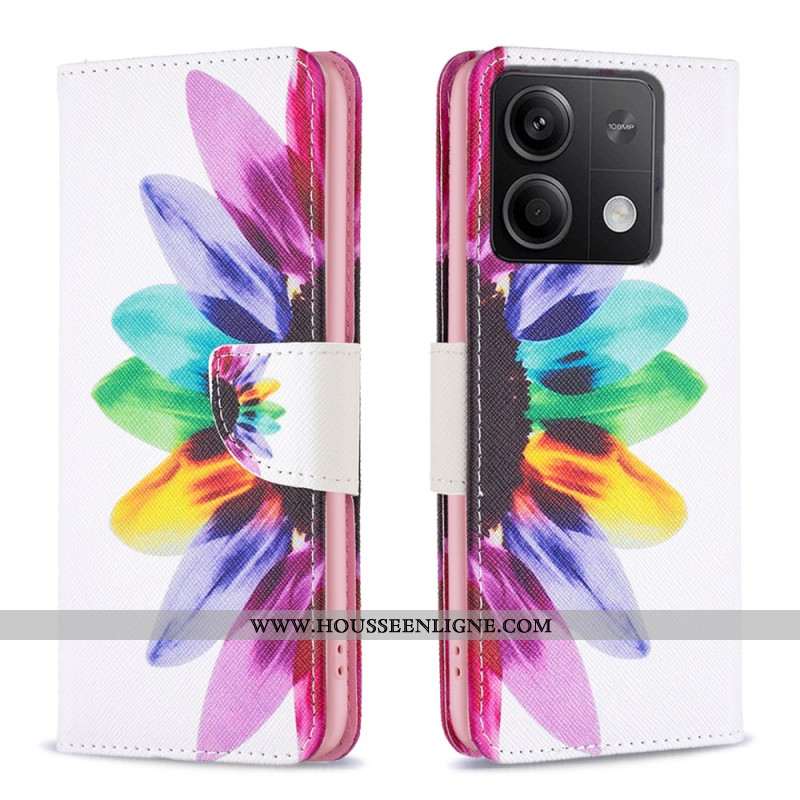 Housse Xiaomi Redmi Note 13 4G Motif de Tournesol