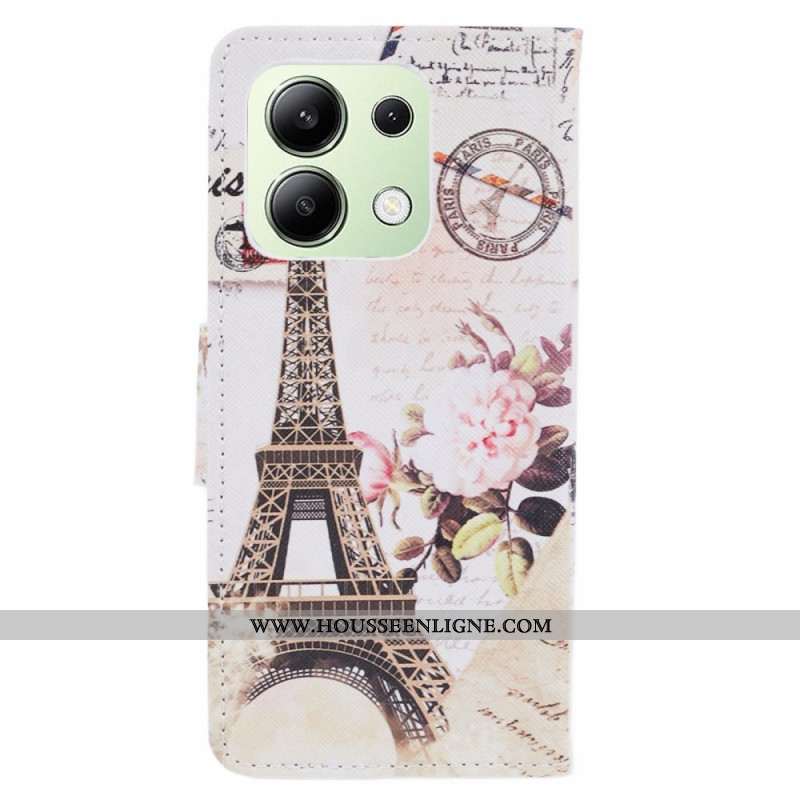 Housse Xiaomi Redmi Note 13 4G Tour Eiffel Vintage