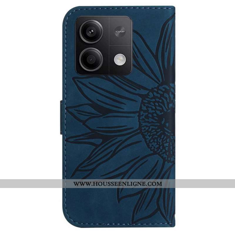 Housse Xiaomi Redmi Note 13 4G Tournesol à Bandoulière