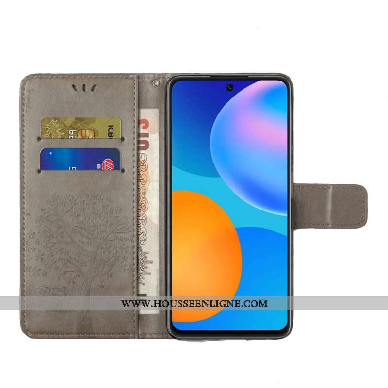 Housse Xiaomi Redmi Note 13 5G Arbre et Hiboux