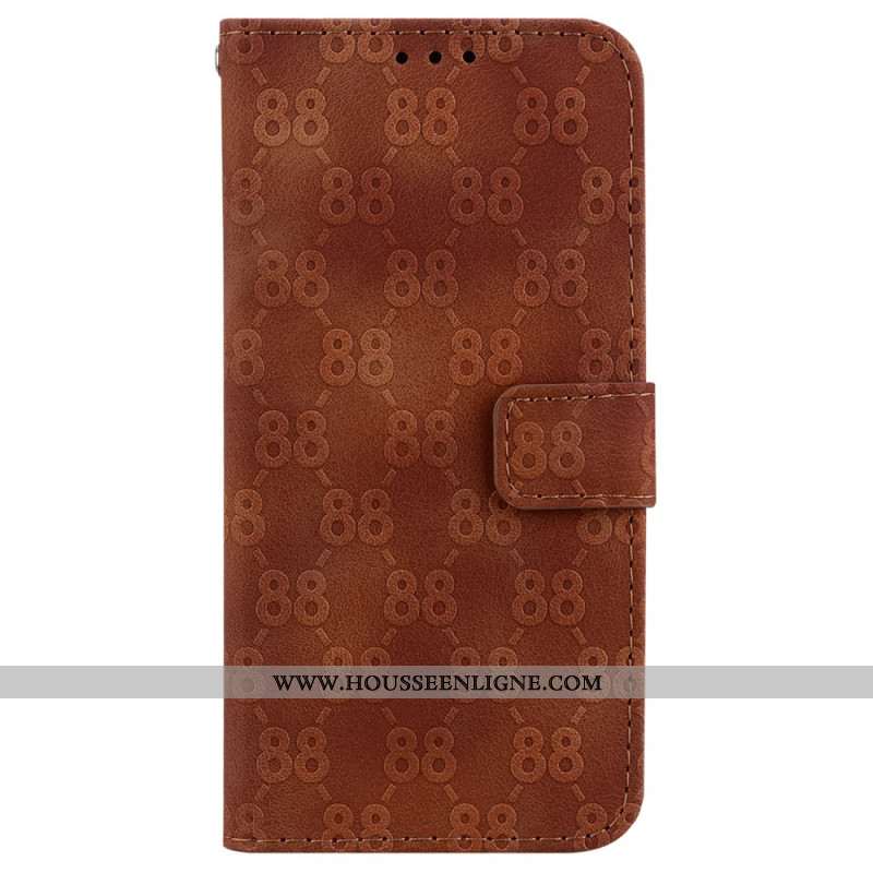 Housse Xiaomi Redmi Note 13 5G Design 88 à Lanière