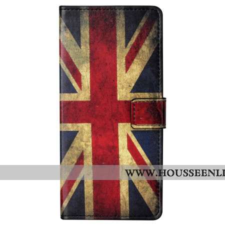 Housse Xiaomi Redmi Note 13 5G Drapeau Anglais Vintage