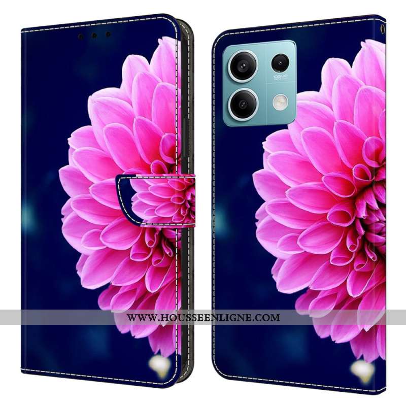 Housse Xiaomi Redmi Note 13 5G Fleur Rose