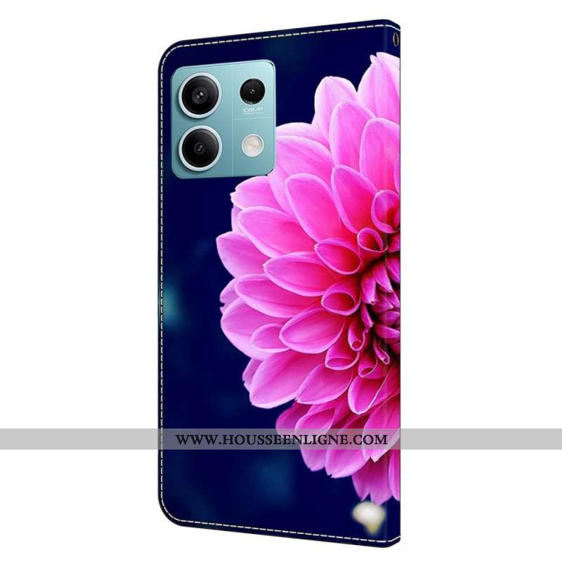 Housse Xiaomi Redmi Note 13 5G Fleur Rose