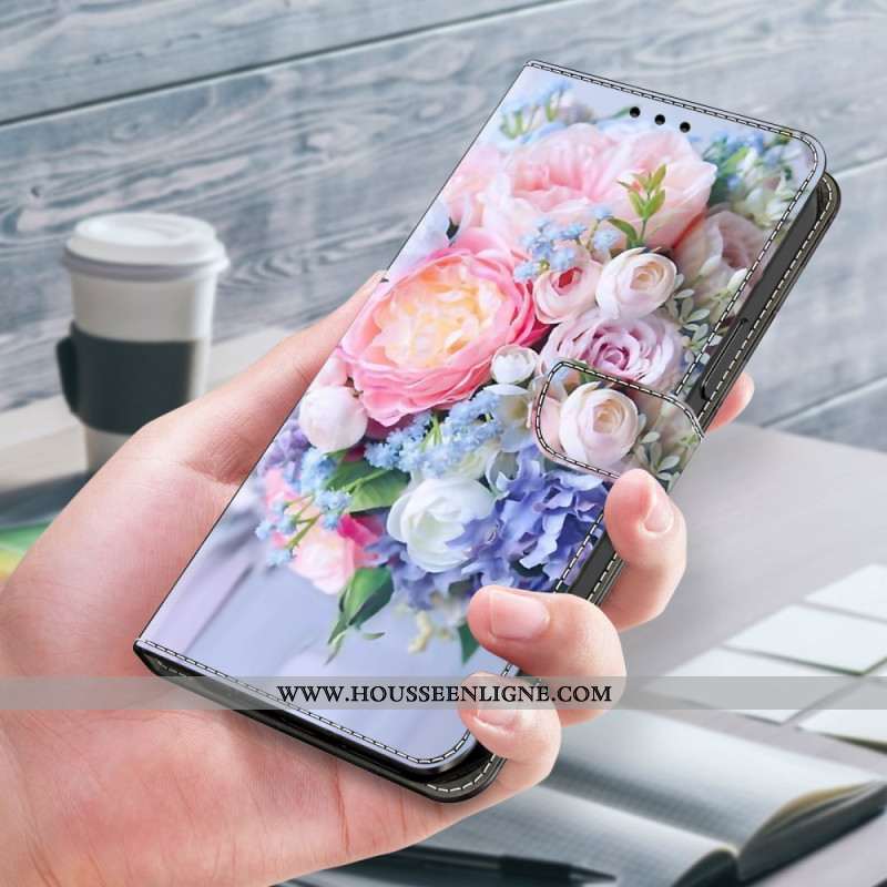 Housse Xiaomi Redmi Note 13 5G Fleurs Pastels