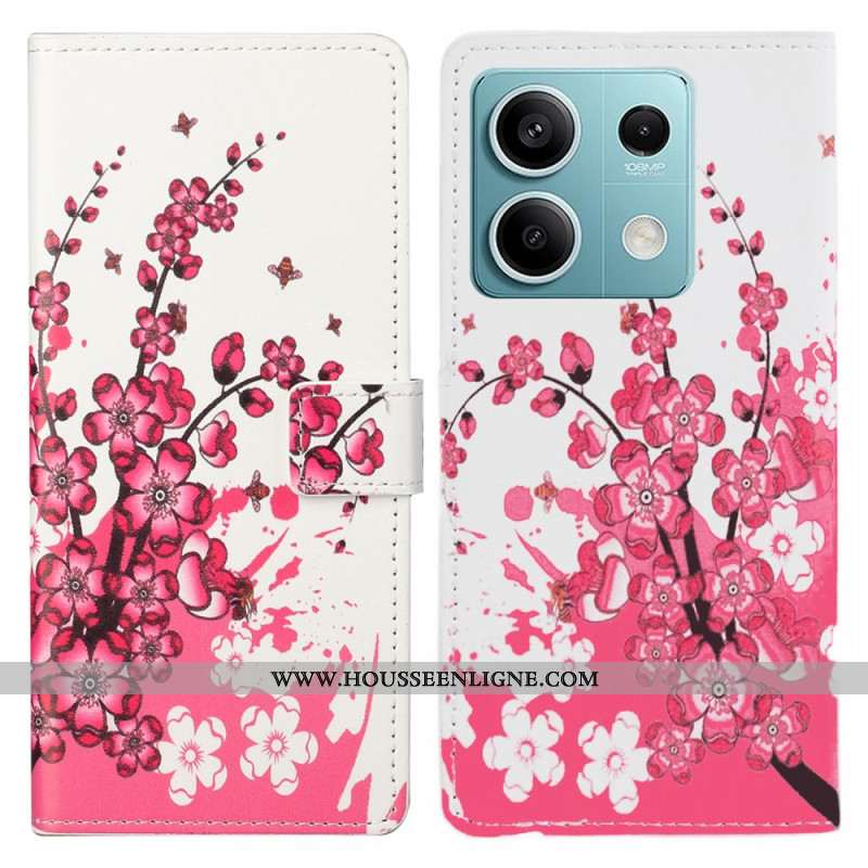 Housse Xiaomi Redmi Note 13 5G Fleurs de Prunier