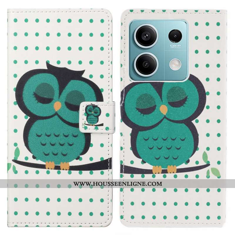 Housse Xiaomi Redmi Note 13 5G Hibou Endormi