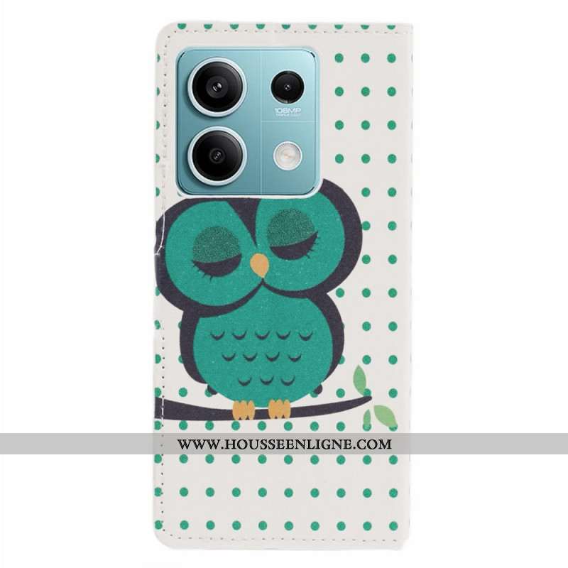 Housse Xiaomi Redmi Note 13 5G Hibou Endormi