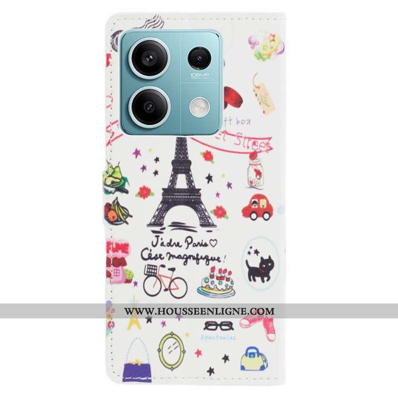 Housse Xiaomi Redmi Note 13 5G I Love Paris