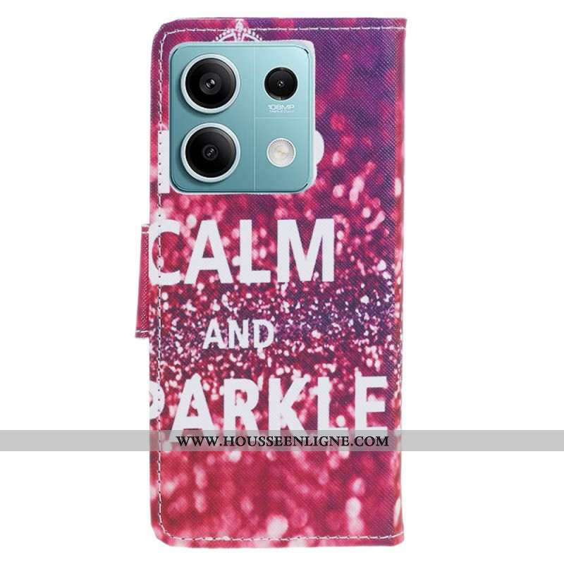 Housse Xiaomi Redmi Note 13 5G Keep Calm and Sparkle