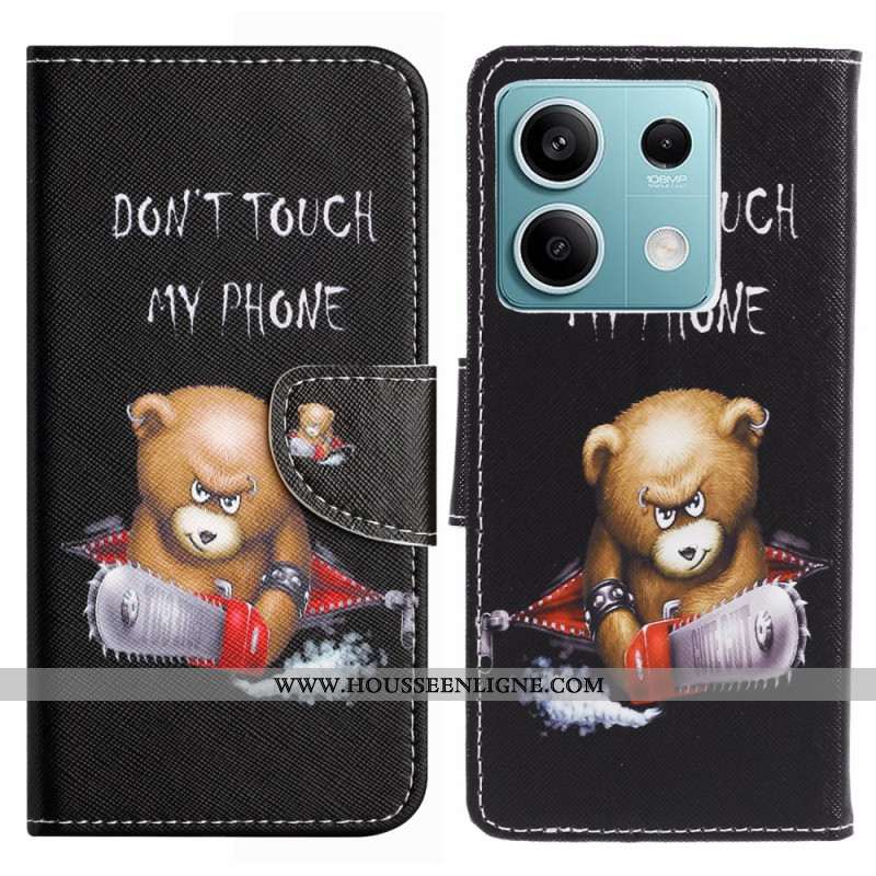 Housse Xiaomi Redmi Note 13 5G Ours Don't Touch My Phone